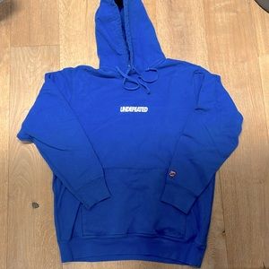 ROYAL BLUE UNDEFEATED HOODIE XL
